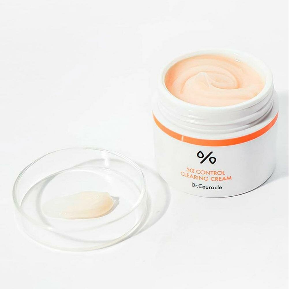 DR.CEURACLE 5α CONTROL CLEARING CREAM Лечебный крем для проблемной кожи с пробиотиками 50 мл