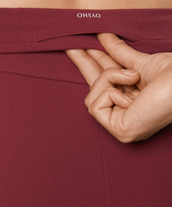 OYSHO Велосипедки Comfortlux с высокой посадкой длиной 10 см, бордовый