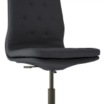 Jфисный стул - IKEA MULLFJÄLLET/MULLFJALLET, 72x72x112см, черный, МАЛЛФЬЯЛЛЕТ ИКЕА