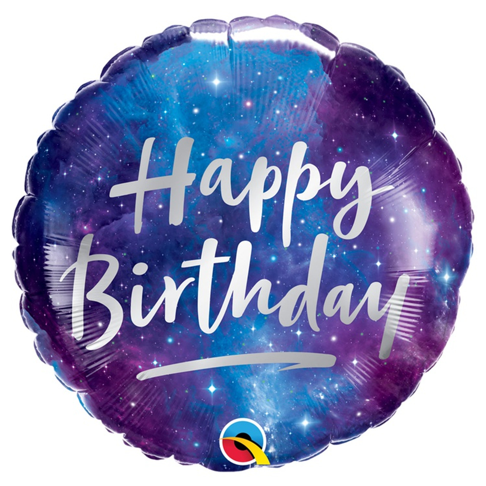 Шар Фольгированный Галактика (Черный)