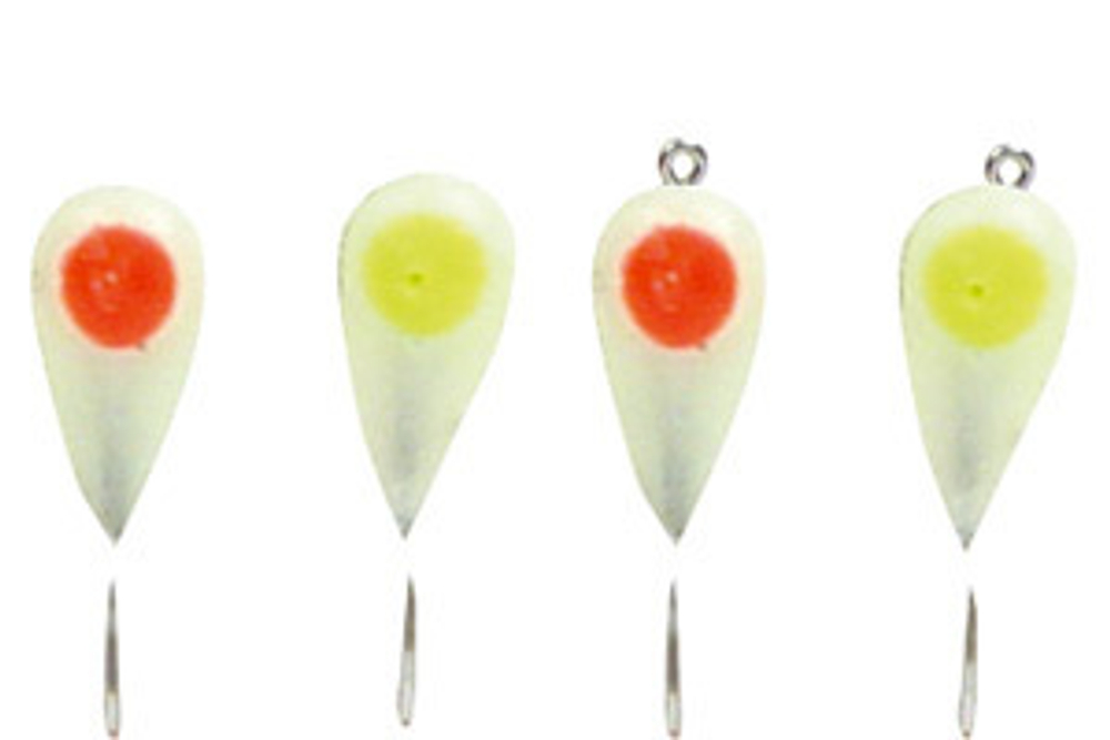 Мормышки фосфорные  № 6 "Конус 1Ф с глазком", 100шт