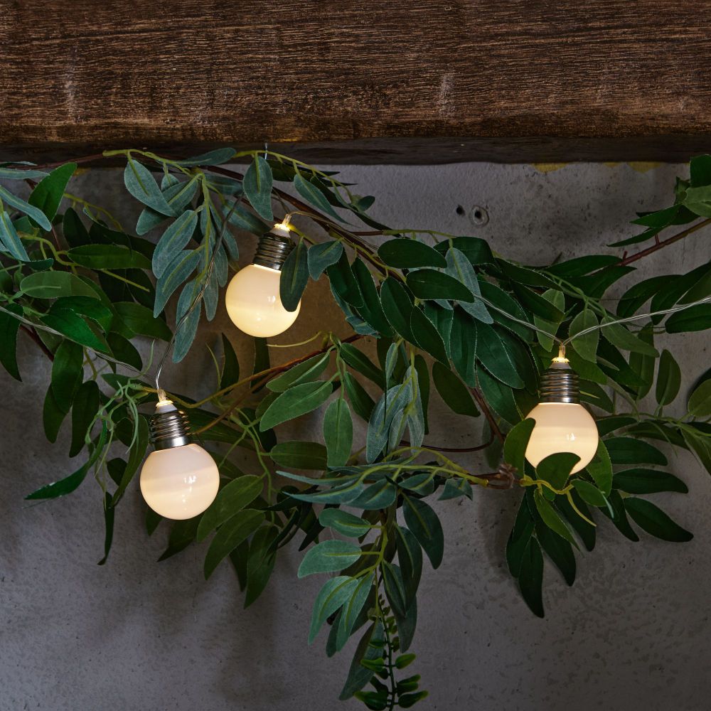 ULD-S1800-010-STB-3AA WARM WHITE IP20 BULBS Гирлянда светодиодная Лампочки. на батарейках 3AA не в-к. 1.8м. 10 светодиодов. Теплый белый свет. Провод прозрачный. TM Uniel