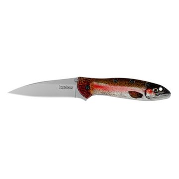 Нож KERSHAW 1660TROUT Leek клинок из стали Sandvik 14C28N, рукоять Алюминиевый сплав (6061 T-6)