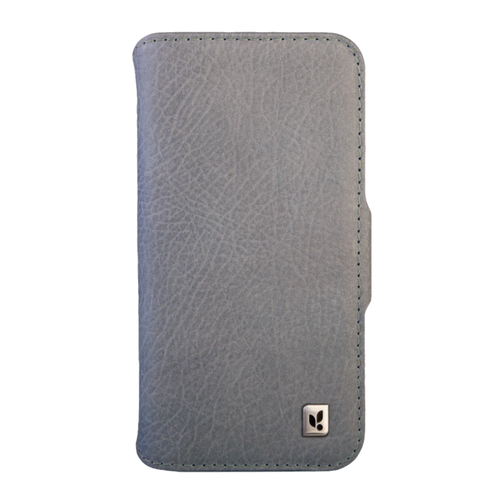 Магнитный кожаный чехол-бумажник Vaja Wallet Wrap Pull-Up V-Mag для iPhone 16 Pro Max Картхолдер ручной работы из натуральной патагонской кожи «пулл ап» с магнитной застёжкой. Вмещает до пяти карт. Есть RFID-защита