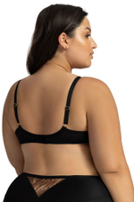 Бюстгальтер Liana с мягкой чашкой и хищным принтом (Размер: 70G) (Цвет: черный)