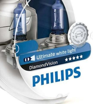 Автолампа H11 12V 55W Philips(PGJ19-2) 5000К Diamont Vision (кт2шт) #12362DVS2 ORIGINAL