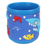 Кружка детская 8,5 см 10х8 см материал PVC, 6 видов микс, с-30948