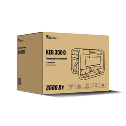 Генератор бензиновый Kolner 3.5 кВт, 230В, 50Гц, KEG 3500