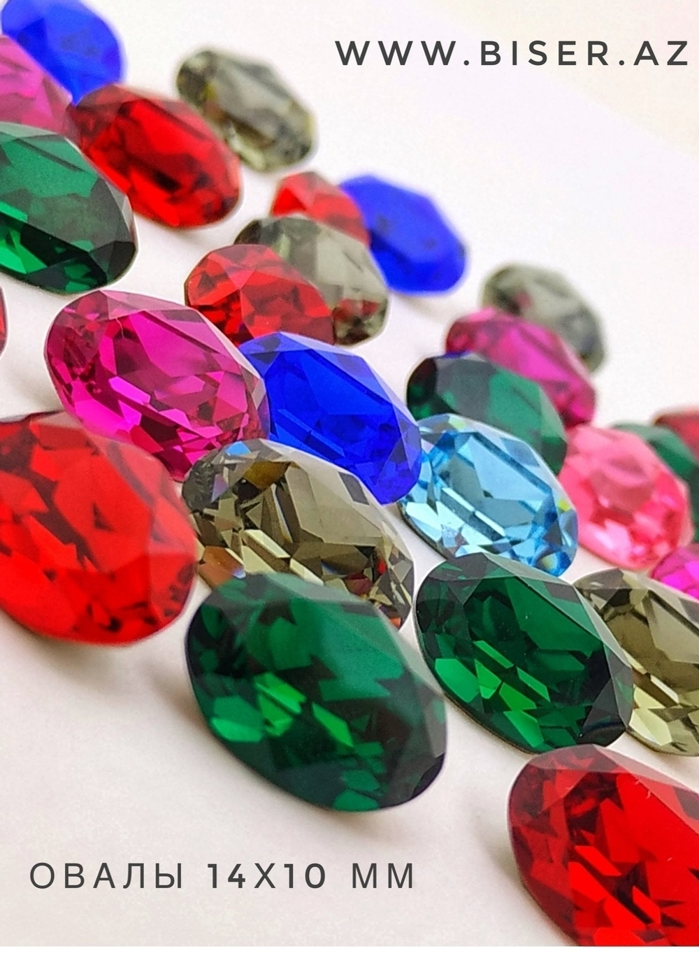 evoli 4120 Oval Fancy Stone - Aquamarine