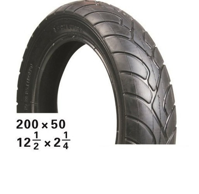 Покрышка  .200 x 50 09-500198 ВЕЛОСИПЕДНАЯ слик черная HOTA NEW