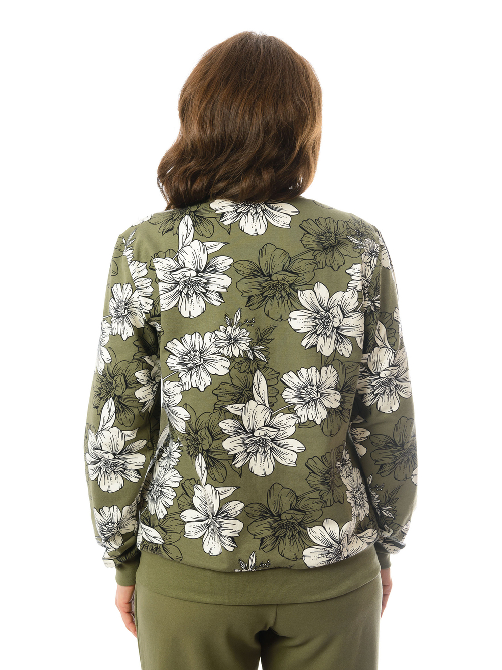 Толстовка К-390Х/оливковый-адонис