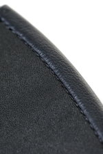 Маска Sitabella с красным бантиком чёрная кожа