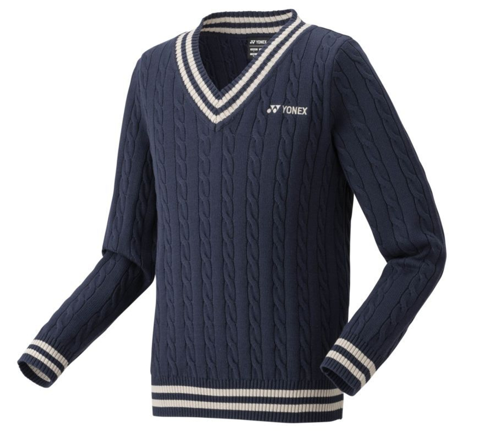 Мужская теннисная кофта Yonex Practice Sweater - небесный