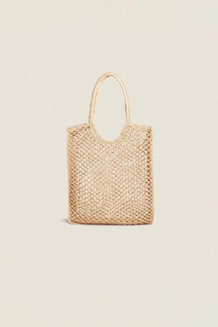 ZARA HOME ПЛЯЖНАЯ СУМКА, ЗОЛОТИСТЫЙ