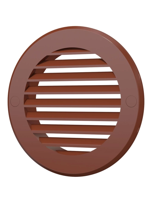 Вентиляционная решетка Era 10РКН терр, пластиковая, с фланцем D 100 мм, D 136 мм