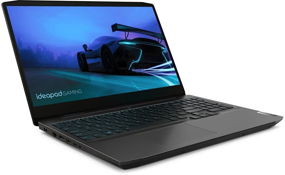 Ноутбук Lenovo Ideapad Gaming 3-15ARH05. Конфигурация: AMD Ryzen 5 4600H 3.0 ГГц/8 ГБ DDR4/SSD 256ГБ/NVIDIA GeForce GTX 1650 - 4 ГБ/Без ОС/15.6 "; 1920х1080; IPS