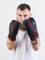 Перчатки снарядные OXXFIRE черно-красные, матовые DX