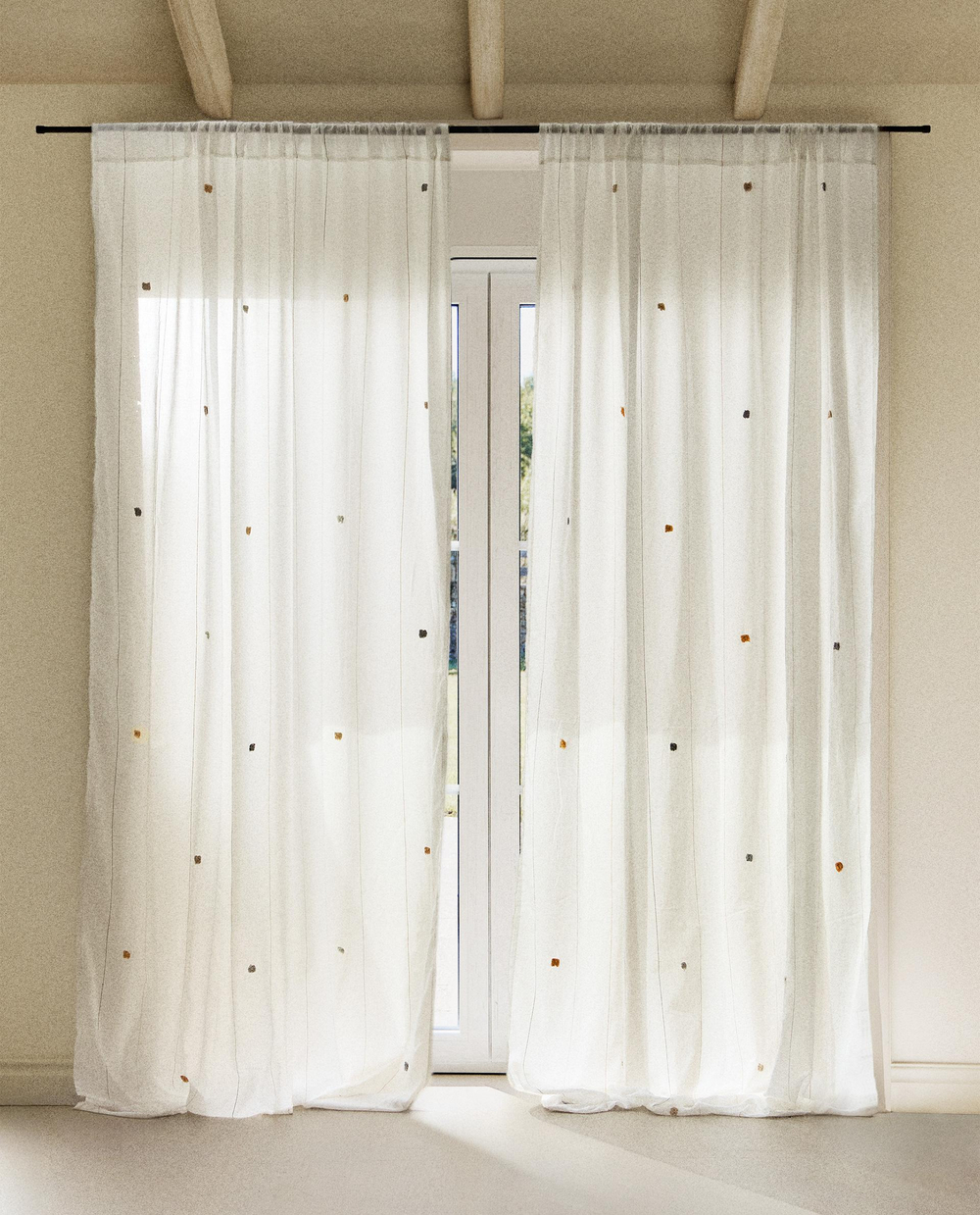 Штора Zara Home, 135х270 см, хлопок, 8657/032