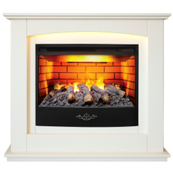 Электрокамин RealFlame Canada 25,5 WT белый с очагом 3D Firestar 25,5