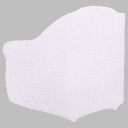 Чехол на кресло без оборки Модерн, цвет Белый