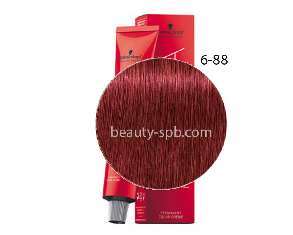 Schwarzkopf Professional краска для волос Игора Royal цвет 6-88 Темный русый красный экстра 60мл