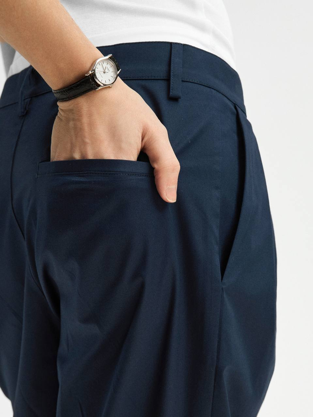 Брюки медицинские женские Юми, нэви хлопок