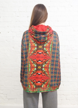 Худи "Бестиарий с павлином"