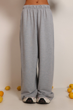 Брюки из пике на тонкой резинке