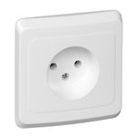 Schneider Electric Этюд Белый Розетка 1-местная скрытая установка без заземляющих контактов PC16-001B