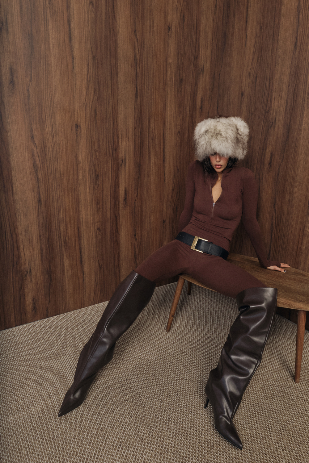 Леггинсы GRELKA | Коричневый