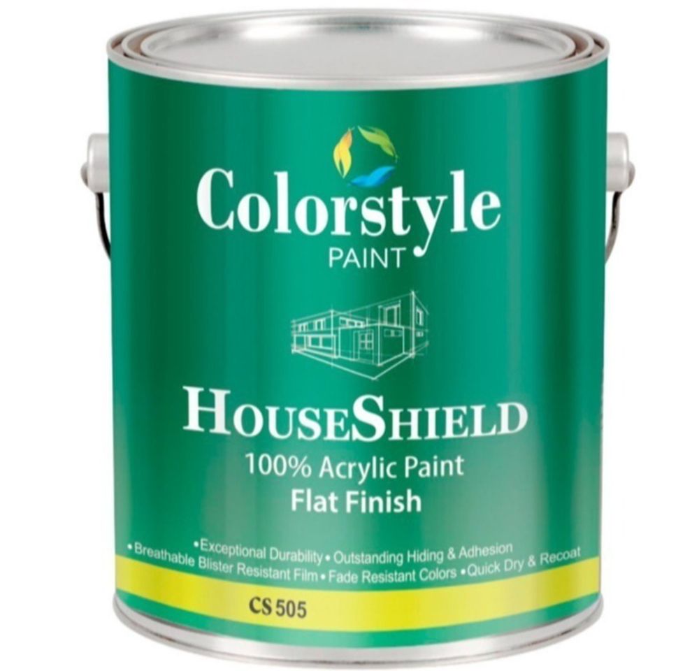 505. COLORSTYLE / Benjamin Moore HOUSESHIELD ACRIL HOUSE PAINT FLAT FINISH Фасадная акриловая краска