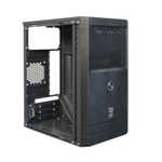 Корпус BaseTech M3407, Без БП, mATX, чёрный, 2xUSB3 (BT-M3407-B)