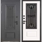 Дверь Входная Калипсо 10см Букле графит/ муар 8019