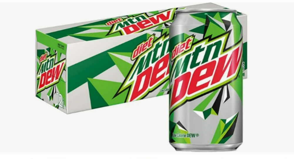 Напиток Mountain Dew Zero б/а с/г, 330 мл, 24шт Германия  АТ