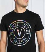 футболка Versace Jeans Couture - черный(73GAHG07CJ00G)