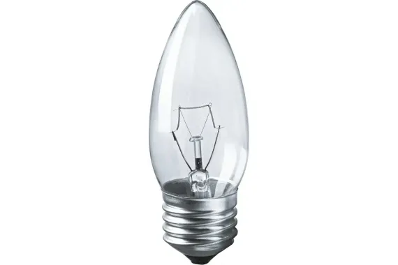 Лампа Navigator 60Вт Е27 свеча прозрачная 09013