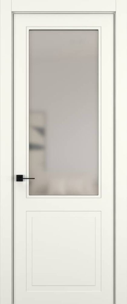 Дверь 02V GEOMETRY Матовый Жемчужный