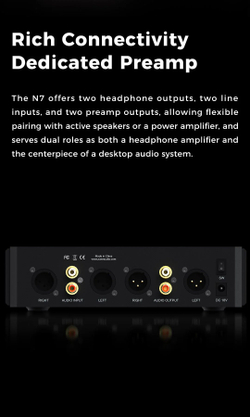 Усилитель для наушников Aune N7, черный