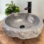 Раковина из мрамора Erozy Grey EM-62753 47*41*15 0108