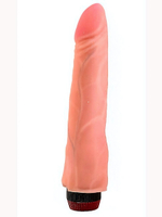 Вибратор-реалистик из кибер-кожи (20 см) (Цвет: телесный)