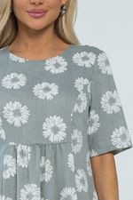 Платье Воздушный поцелуй (мята) П13492-18М LT Collection