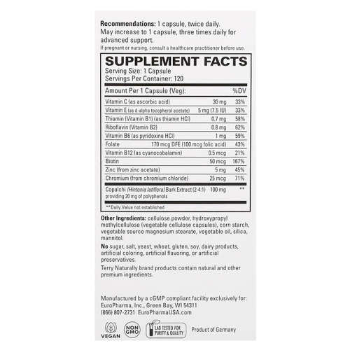 Terry Naturally, Sucontral D, 120 капсул