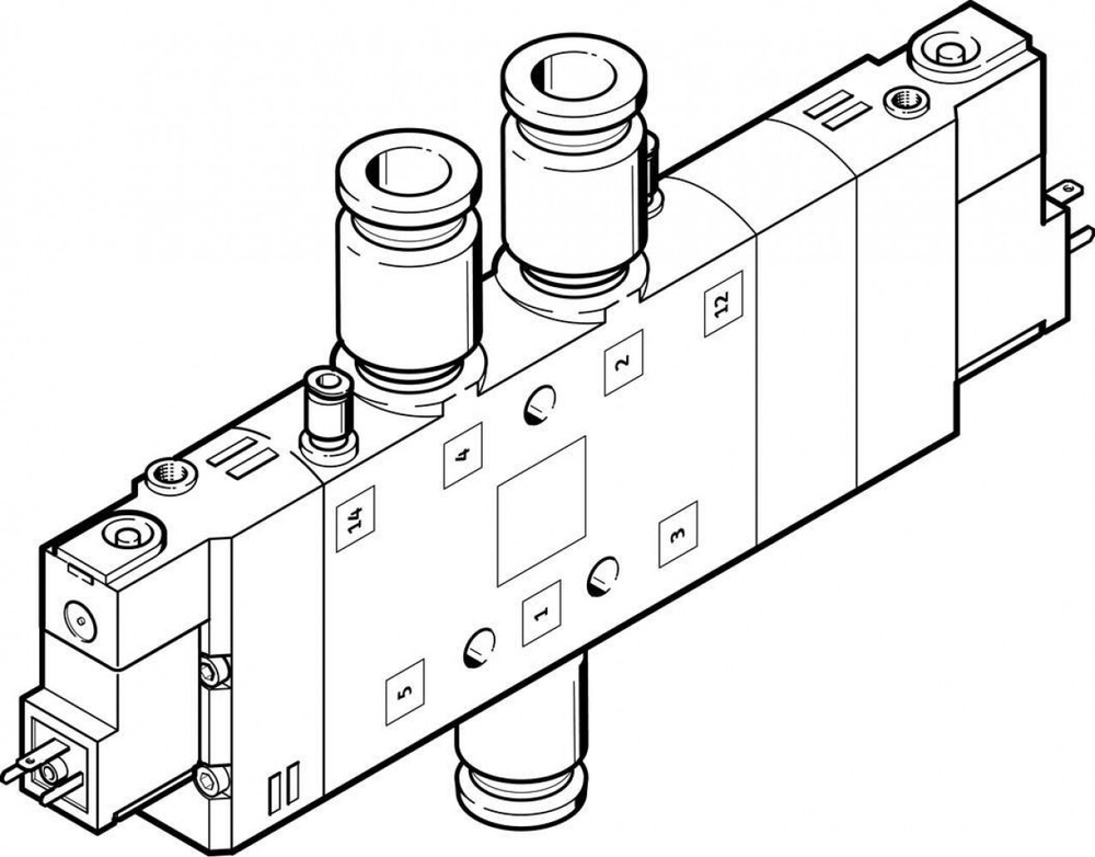 CPE24-M2H-5/3GS-QS-12 Распределитель с электроуправлением