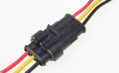 Разъем соединит. проводки 3 конт. 1.5 мм (папа+мама) герметичная (Nord Yada)