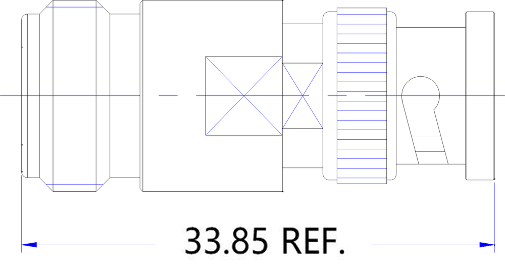 LT-NF-FM-B (4G), Коаксиальный соединитель (N Female to BNC Male)