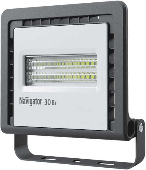 Прожектор светодиодный Navigator 30W NFL-01 6500К 2400Лм IP65 черный 31345