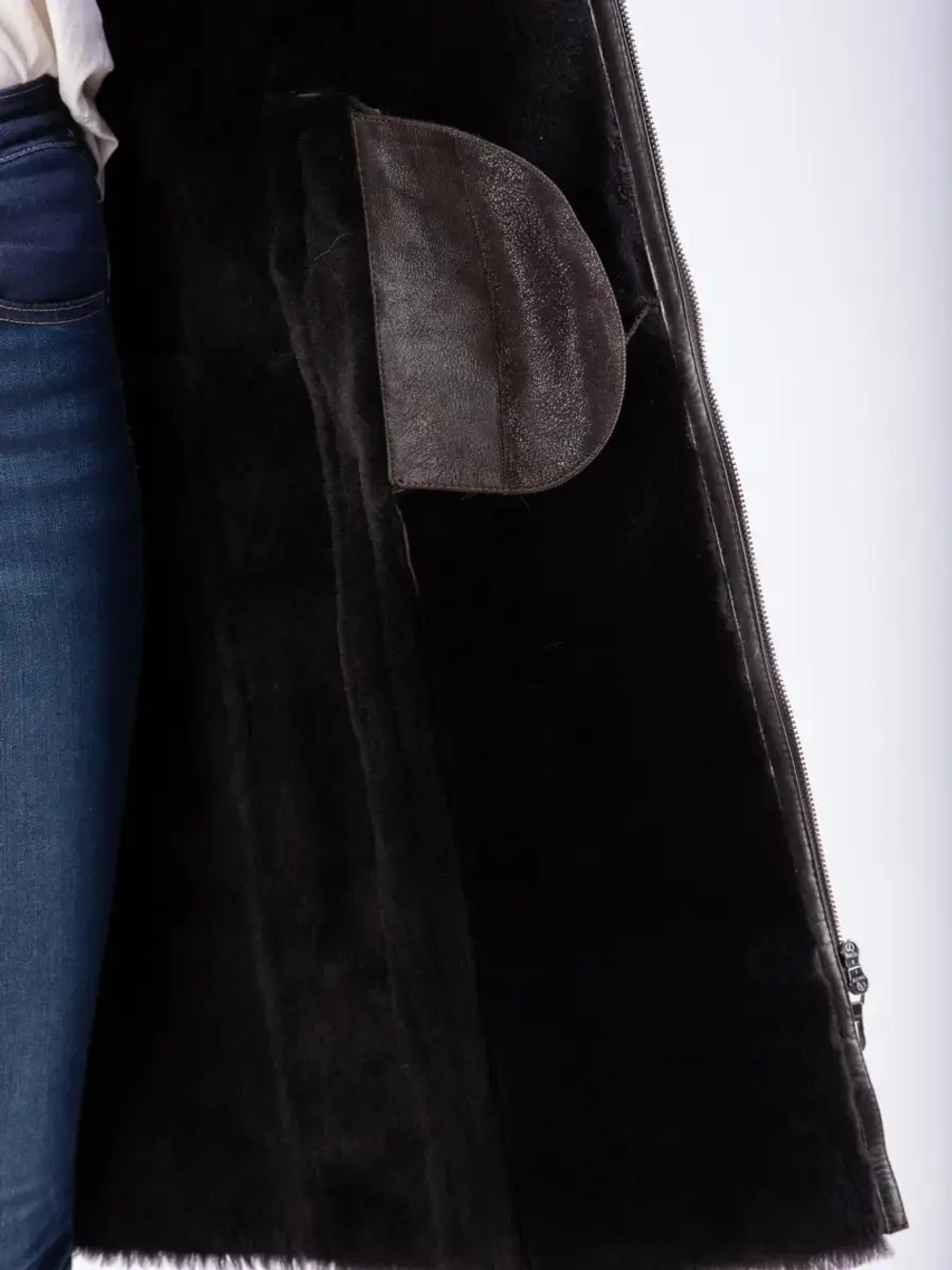 дубленка женская натуральная длинная зима Турция