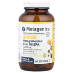 Metagenics, OmegaGenics®, рыбий жир с ЭПК, натуральный вкус лимона и лайма, 1200 мг, 90 капсул