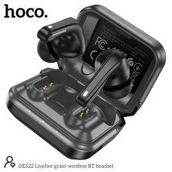 Bluetooth-гарнитура HOCO DES22 Leather grain