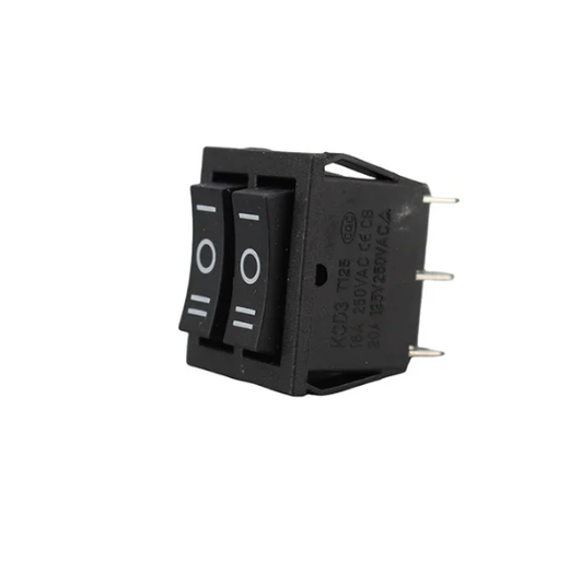 Выключатель ON/OFF/ON двойной 6-pin 16A-250В